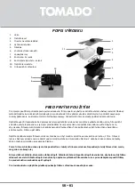 Предварительный просмотр 61 страницы tomado TDF3001S Instruction Manual