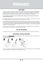 Preview for 8 page of tomado TDF5001B Instruction Manual