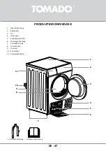 Предварительный просмотр 47 страницы tomado TDH8001W Instruction Manual