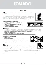 Предварительный просмотр 56 страницы tomado TDH8001W Instruction Manual