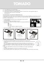 Preview for 13 page of tomado TDW5501B Instruction Manual