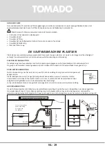 Preview for 19 page of tomado TDW5501B Instruction Manual