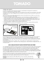 Preview for 52 page of tomado TDW5501B Instruction Manual