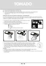 Preview for 70 page of tomado TDW5501B Instruction Manual