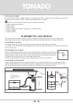 Preview for 76 page of tomado TDW5501B Instruction Manual