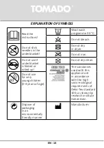 Предварительный просмотр 13 страницы tomado TEB1301W Instruction Manual