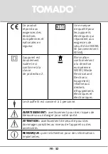 Предварительный просмотр 32 страницы tomado TEB1301W Instruction Manual