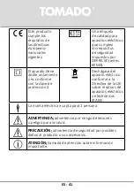 Предварительный просмотр 41 страницы tomado TEB1301W Instruction Manual