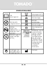 Предварительный просмотр 58 страницы tomado TEB1301W Instruction Manual