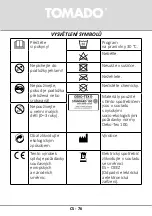 Предварительный просмотр 76 страницы tomado TEB1500W Instruction Manual