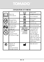 Предварительный просмотр 13 страницы tomado TEB1501W Instruction Manual