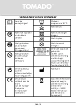 Предварительный просмотр 3 страницы tomado TEB1502W Instruction Manual