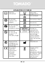 Предварительный просмотр 12 страницы tomado TEB1502W Instruction Manual