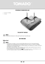 Предварительный просмотр 62 страницы tomado TEB1802G Instruction Manual