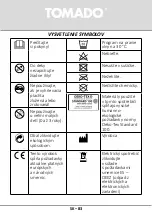 Предварительный просмотр 83 страницы tomado TEB1802G Instruction Manual