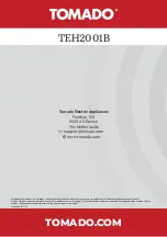 Preview for 64 page of tomado TEH2001B Instruction Manual