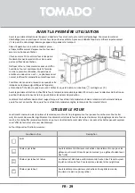 Предварительный просмотр 29 страницы tomado TEO1801B Instruction Manual