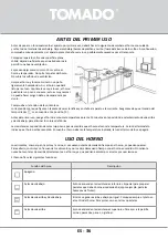 Предварительный просмотр 36 страницы tomado TEO1801B Instruction Manual