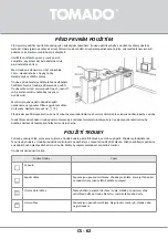 Предварительный просмотр 62 страницы tomado TEO1801B Instruction Manual