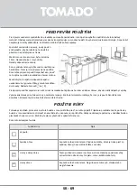 Предварительный просмотр 69 страницы tomado TEO1801B Instruction Manual