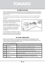 Предварительный просмотр 8 страницы tomado TEO4500B Instruction Manual