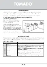 Предварительный просмотр 50 страницы tomado TEO4500B Instruction Manual