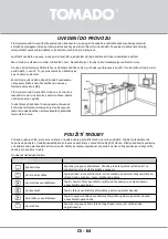 Предварительный просмотр 64 страницы tomado TEO4500B Instruction Manual