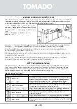 Preview for 57 page of tomado TEO6001B Instruction Manual