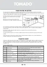 Preview for 71 page of tomado TEO6001B Instruction Manual