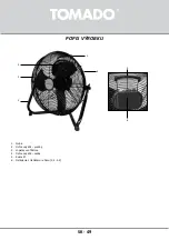 Предварительный просмотр 49 страницы tomado TFF4001B Instruction Manual