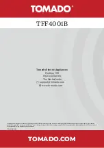 Предварительный просмотр 56 страницы tomado TFF4001B Instruction Manual