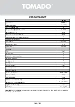 Предварительный просмотр 19 страницы tomado TFM4401B Instruction Manual