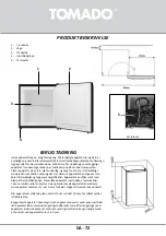 Предварительный просмотр 72 страницы tomado TFM4401B Instruction Manual