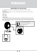 Preview for 19 page of tomado TFT3001W Instruction Manual