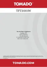 Preview for 64 page of tomado TFT3001W Instruction Manual