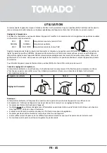 Preview for 45 page of tomado TFT4801W Instruction Manual