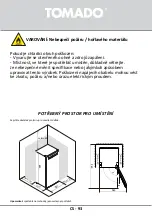 Предварительный просмотр 93 страницы tomado TFT4801W Instruction Manual