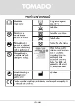 Предварительный просмотр 68 страницы tomado TFW0302G Instruction Manual