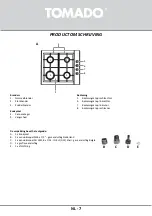 Preview for 7 page of tomado TGH6001W Instruction Manual