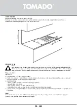 Предварительный просмотр 101 страницы tomado TGH6001W Instruction Manual