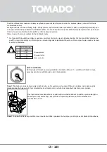 Предварительный просмотр 103 страницы tomado TGH6001W Instruction Manual