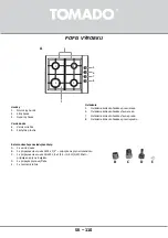 Предварительный просмотр 110 страницы tomado TGH6001W Instruction Manual