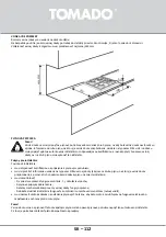 Предварительный просмотр 112 страницы tomado TGH6001W Instruction Manual