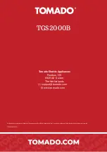 Предварительный просмотр 28 страницы tomado TGS2000B Instruction Manual