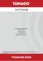 Предварительный просмотр 56 страницы tomado TGT7001B Instruction Manual