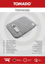 tomado THP0402G Instruction Manual preview