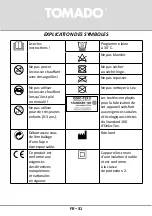 Preview for 31 page of tomado THP0402G Instruction Manual