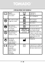 Preview for 49 page of tomado THP0402G Instruction Manual