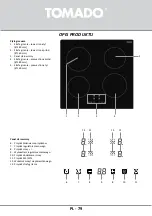 Предварительный просмотр 79 страницы tomado TIH5501B Instruction Manual