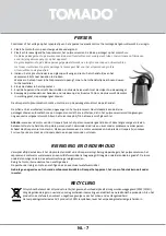 Preview for 7 page of tomado TJC4002S Instruction Manual